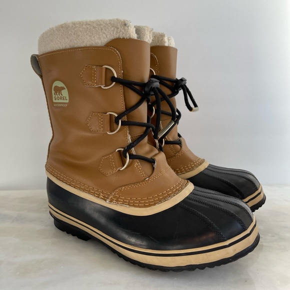 Sorel® Caribou™ YOUTH Suede Lace up Boots Warm winter boots - Picture 13 of 17